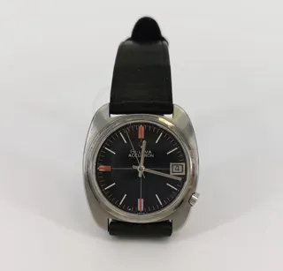 Bulova Accutron 35mm Stainless steel Black