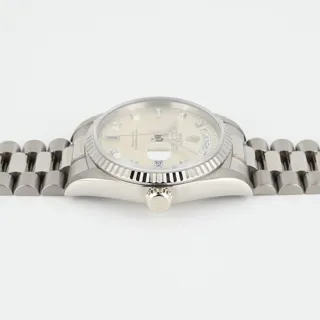 Rolex Day-Date 18239 36mm White gold Silver