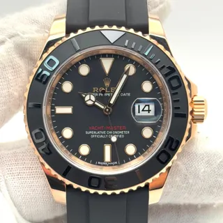 Rolex Yacht-Master 116655-0001 40mm Ceramic and Rose gold Black