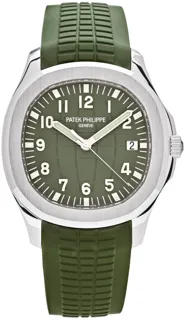 Patek Philippe Aquanaut 5168G-010 42mm White gold Green