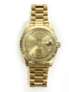 Rolex Day-Date II 218238 41mm Yellow gold Golden