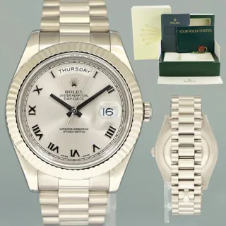 Rolex Day-Date II 218239 41mm White gold