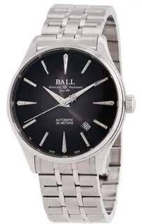 Ball Trainmaster NM9080D-S1J-BK Stainless steel Black