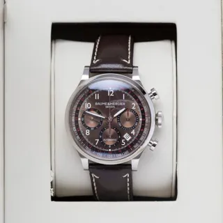 Baume & Mercier Capeland MOA10002 42mm Stainless steel Brown