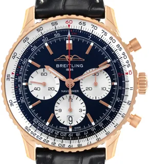 Breitling Navitimer RB0138 Rose gold Black