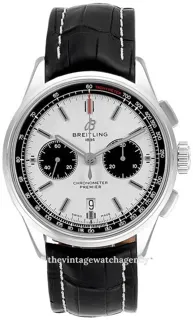 Breitling Premier AB0118221G1P1 42mm Stainless steel Silver