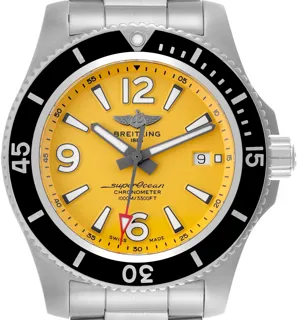 Breitling Superocean II A17367 44mm Stainless steel Yellow