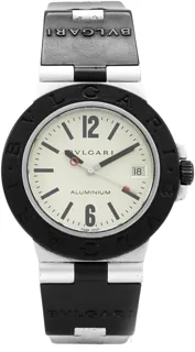 Bulgari Diagono Aluminum AL 38 TA Aluminium and Rubber