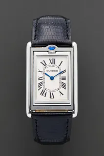 Cartier Basculante 2390 25.5mm Stainless steel Silver and White