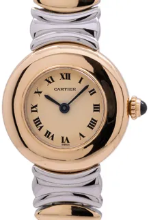 Cartier Colisee 3472 24mm SS$18K YG White