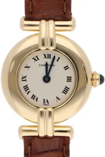 Cartier Colisee 8109 24mm 18k yellow gold White