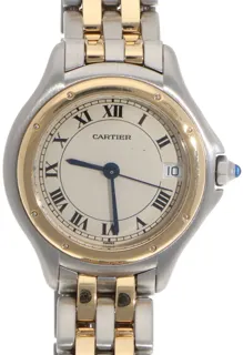 Cartier Cougar 119000R Stainless steel and 18k yellow gold White