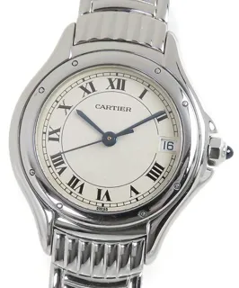 Cartier Cougar W35010L4 26mm Stainless steel White