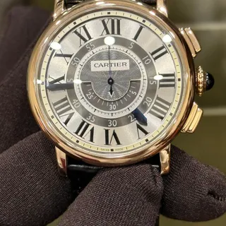 Cartier Rotonde de Cartier W1555951 42mm Rose gold Gray