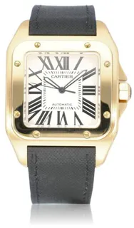 Cartier Santos 100 2657 Yellow gold Golden