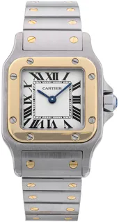 Cartier Santos Galbée W20012C4 Yellow gold and Stainless steel Silver