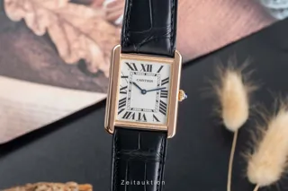 Cartier Tank W5200025, 3167 18k yellow gold Silver