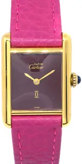 Cartier Must Tank Silver Pink