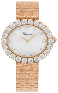 Chopard L'Heure du Diamant 10A385-5106 34.5mm Rose gold White