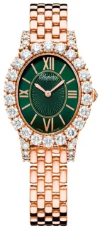 Chopard L'Heure du Diamant 109422-5109 18K Rose Gold$Diamonds Green