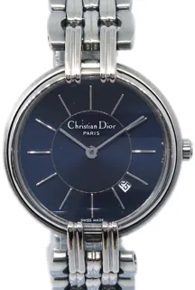 Dior Bagheera D66-100 27mm Stainless steel Silver$Navy