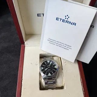 Eterna Kontiki 1595.41.41.0225 44mm Stainless steel Black