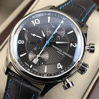 Frédérique Constant Runabout Chronograph FC-392RMG5B6 42mm Stainless steel Gray