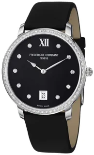 Frédérique Constant Slimline FC-220B4SD36 Stainless steel Black