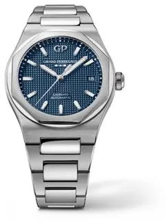 Girard-Perregaux Laureato 81005-11-3460- 38mm Stainless steel Blue