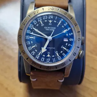 Glycine GL0308 40mm Bronze Blue