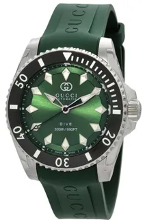 Gucci Dive YA136360 Stainless steel Green