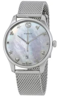 Gucci G-Timeless YA1264040 36mm Stainless steel White