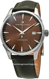 Hamilton Jazzmaster H32451801 40mm Stainless steel Brown