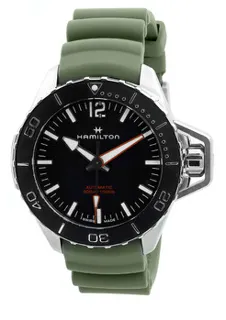 Hamilton Khaki Navy Frogman H77825331 Stainless steel Black