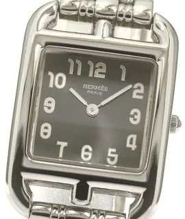 Hermès Cape Cod CC1.210.230/4716 23mm Stainless steel Gray