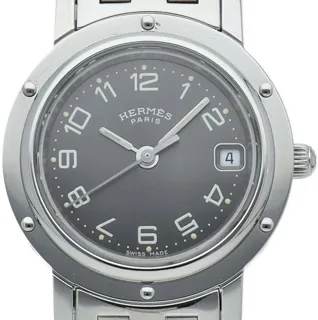 Hermès Clipper CL4.210 24mm Stainless steel Gray