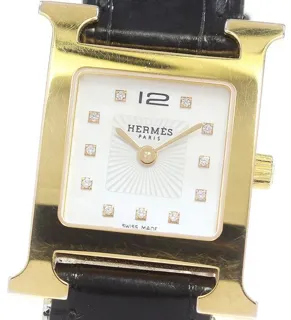 Hermès Heure H HH1.202 21mm White