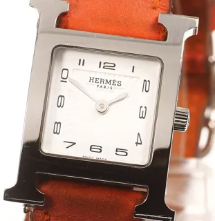 Hermès Heure H HH1.210 21mm Stainless steel White