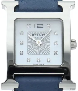 Hermès Heure H HH1.210 30mm Stainless steel White