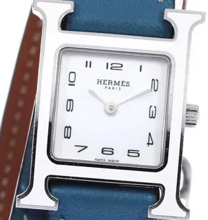 Hermès Heure H HH1.220 21mm Stainless steel White