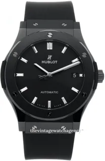 Hublot Classic Fusion 45, 42, 38, 33  511.CM.1171.RX 45mm Ceramic Black