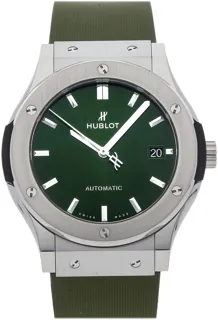 Hublot Classic Fusion 511.NX.8970.RX 45mm Titanium Green