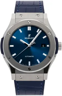 Hublot Classic Fusion 542.NX.7170.LR 42mm Titanium blue