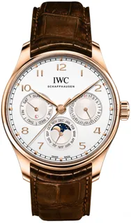 IWC Portugieser IW344202 Yellow gold Silver