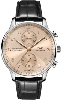 IWC Portugieser IW371624 Stainless steel Beige