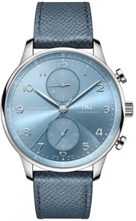 IWC Portugieser IW371626 18k white gold Blue