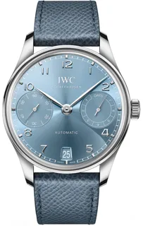 IWC Portugieser IW501708 18k white gold Blue