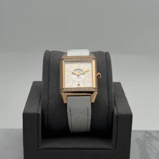 Jaeger-LeCoultre Reverso Squadra Lady Duetto Q7052420 42mm Rose gold Silver