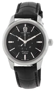 Longines Heritage L1.648.4.52.2 Stainless steel Black