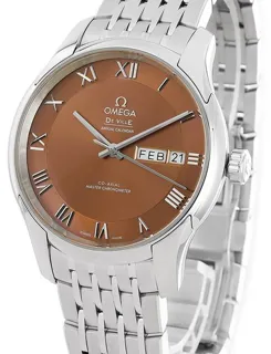 Omega De Ville 433.10.41.22.10.001 41mm Stainless steel Brown